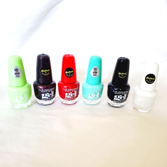 NEW L.A. Colors Gel-Like Extreme Shine Polish Set of 6 - Picture 1 of 5